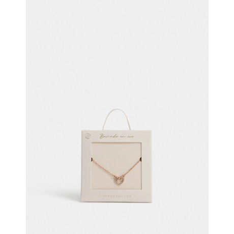 Cadena Corta Con Dije Bañada En Oro Rosa Dorado