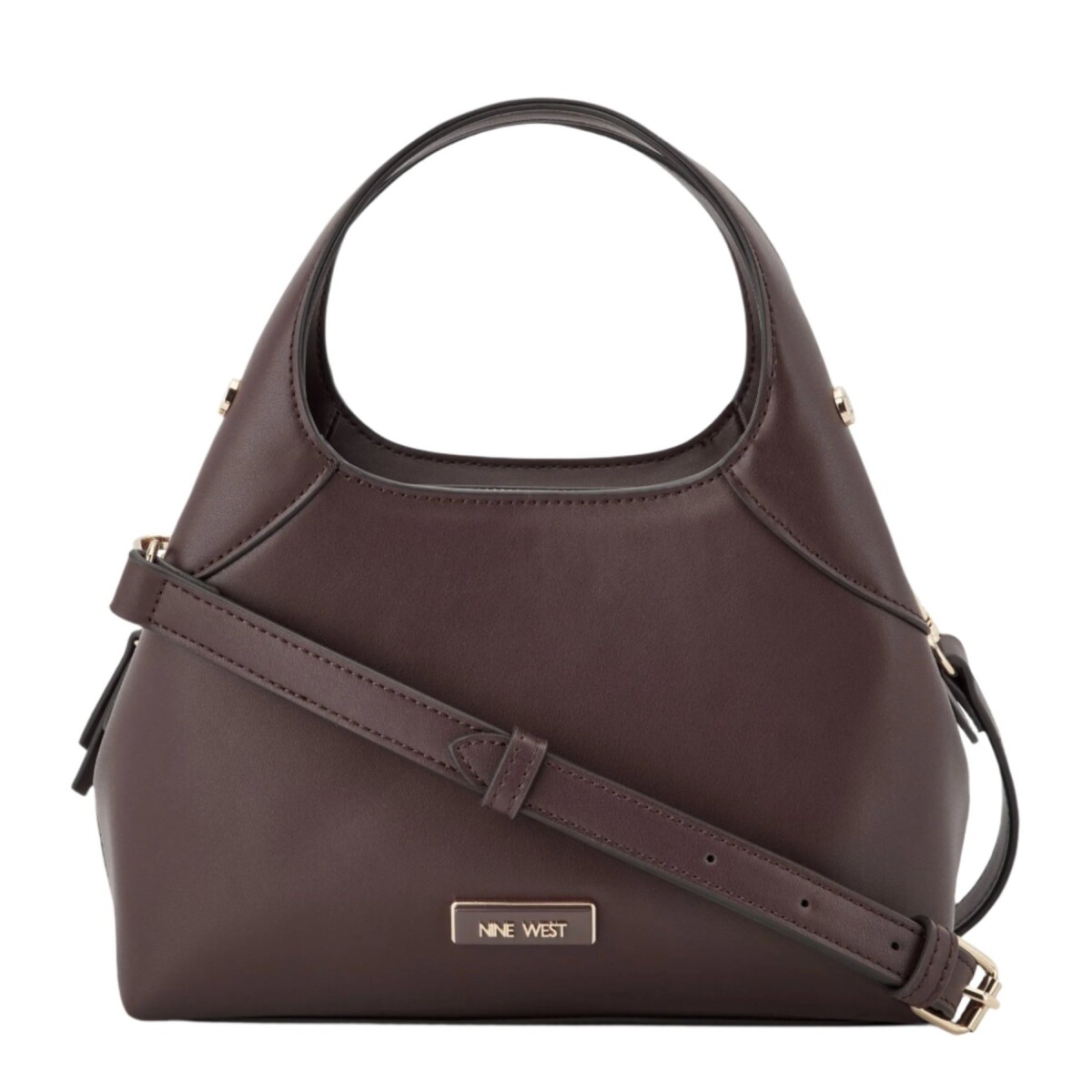 Eamon Top Handle Crossbody - Raisin 