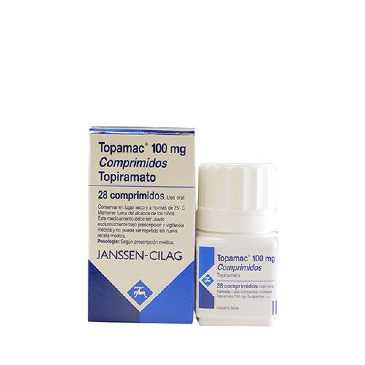 Topamac 100mg 28 Comprimidos 