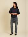 T-SHIRT ERIKA RUSTY Negro
