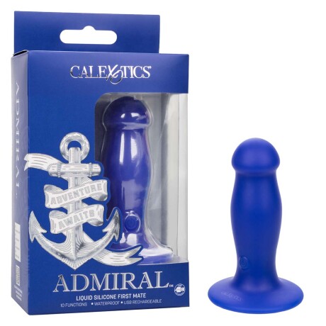Plug Anal Silicona Vibrador con Ventosa Admiral Plug Anal Silicona Vibrador con Ventosa Admiral