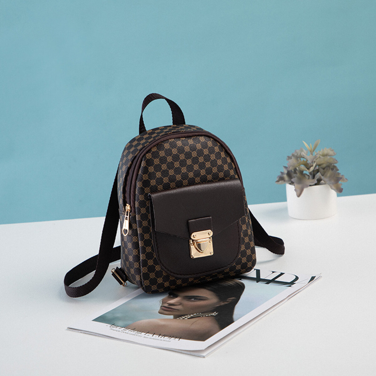 Mochila Pequeña - Marrón 