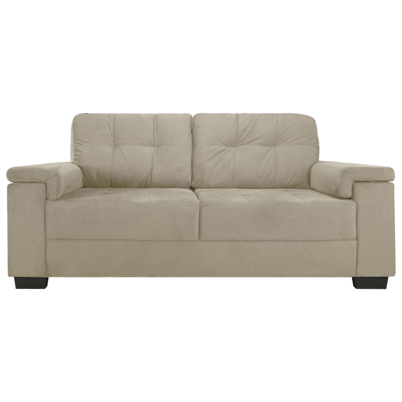 Sillon Sofa 3 Cuerpos Luares Marrón Chocolate Arena Natural Beige