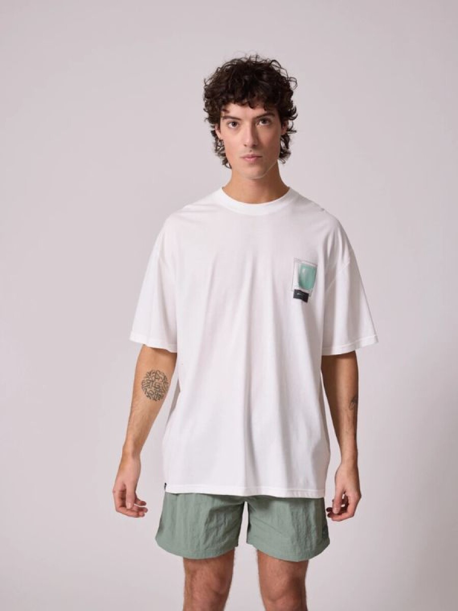 T-shirt Oversize GASTEL Dixie - Crudo 
