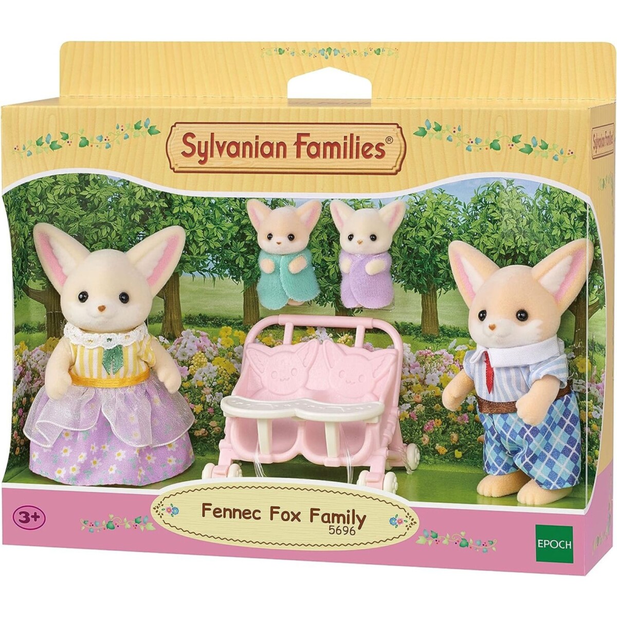 Sylvanian Families Familia Zorros Juguete Figuras Niños 