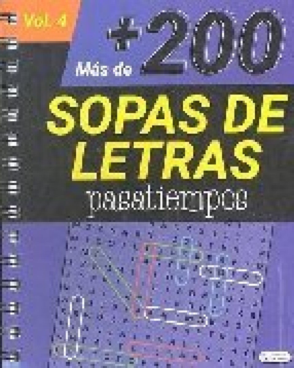 200 SOPAS DE LETRAS - VOL. 4 