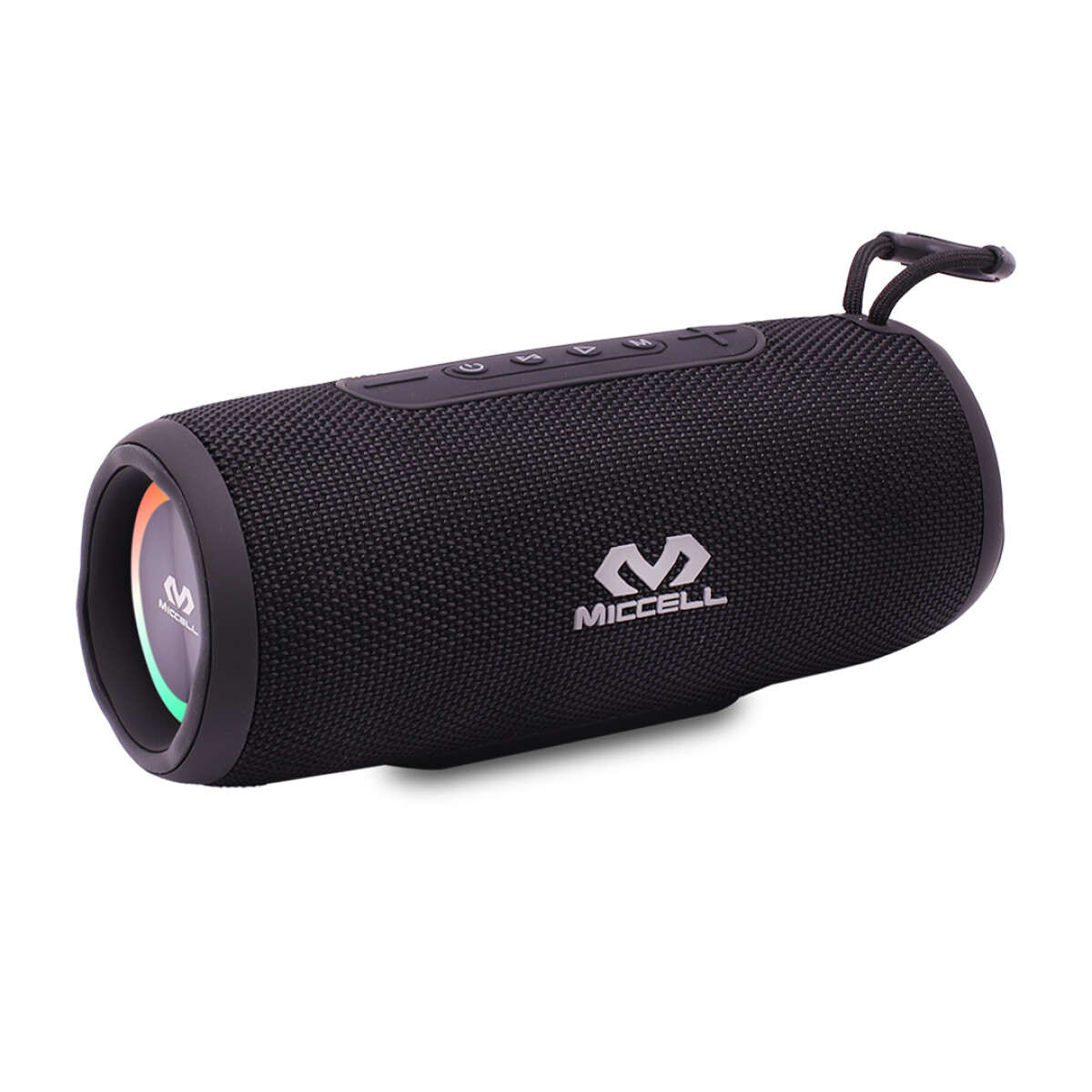 Parlante Portátil Miccell SP40 con Luz Rgb Bluetooth - NEGRO 