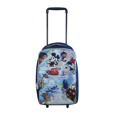 Mochila Infantil Disney 100 con Carro Neopreno Grande 37 x 29 cm U
