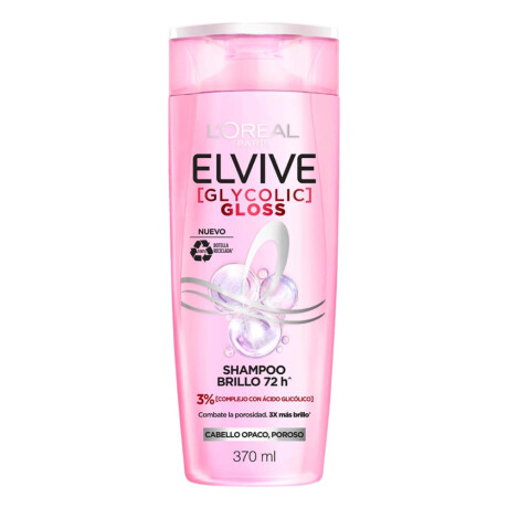 Pack L'Oréal Paris Elvive Glycolic Gloss Shampoo 370ml + Acondicionador 200ml Pack L'Oréal Paris Elvive Glycolic Gloss Shampoo 370ml + Acondicionador 200ml
