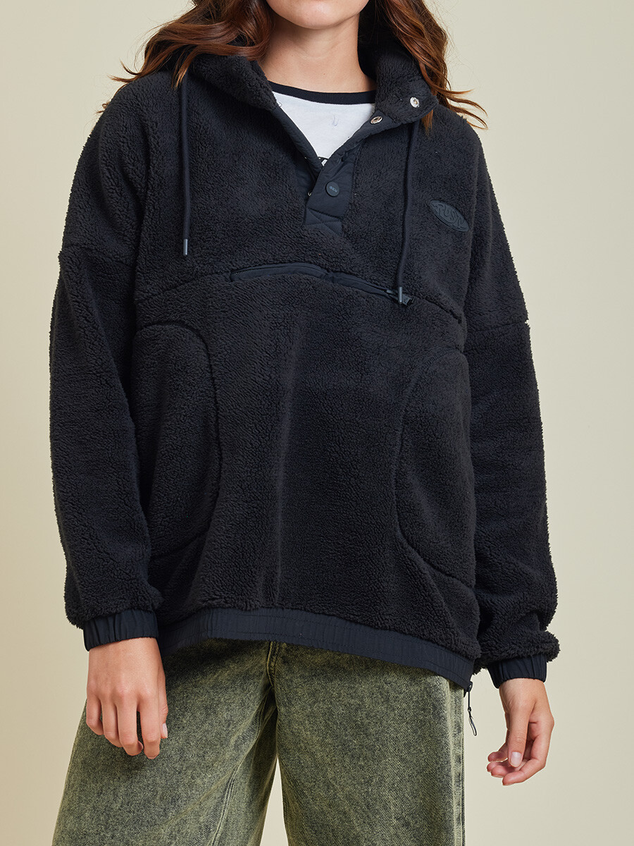 CANGURO S/C MERE ( SHERPA ) RUSTY - Negro 