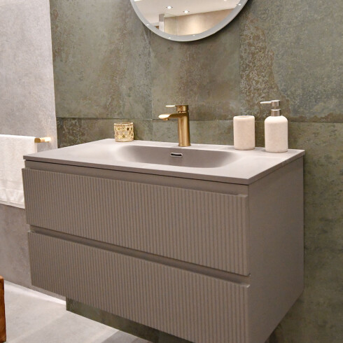 Griferia Lavatorio Bajo Con Cartucho Apertura En Frio - Alassio Ii 000