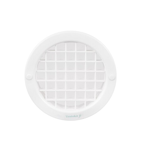 Rejilla de Ventilación para Vidrio 100mm Con Tejido Mosquitero Ventokit Rejilla de Ventilación para Vidrio 100mm Con Tejido Mosquitero Ventokit