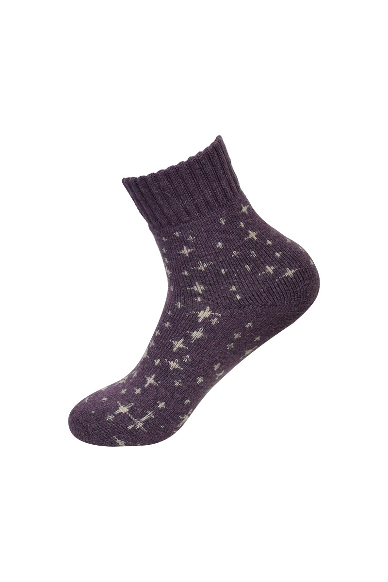 Medias estampadas Violetas - Dise�os surtidos 