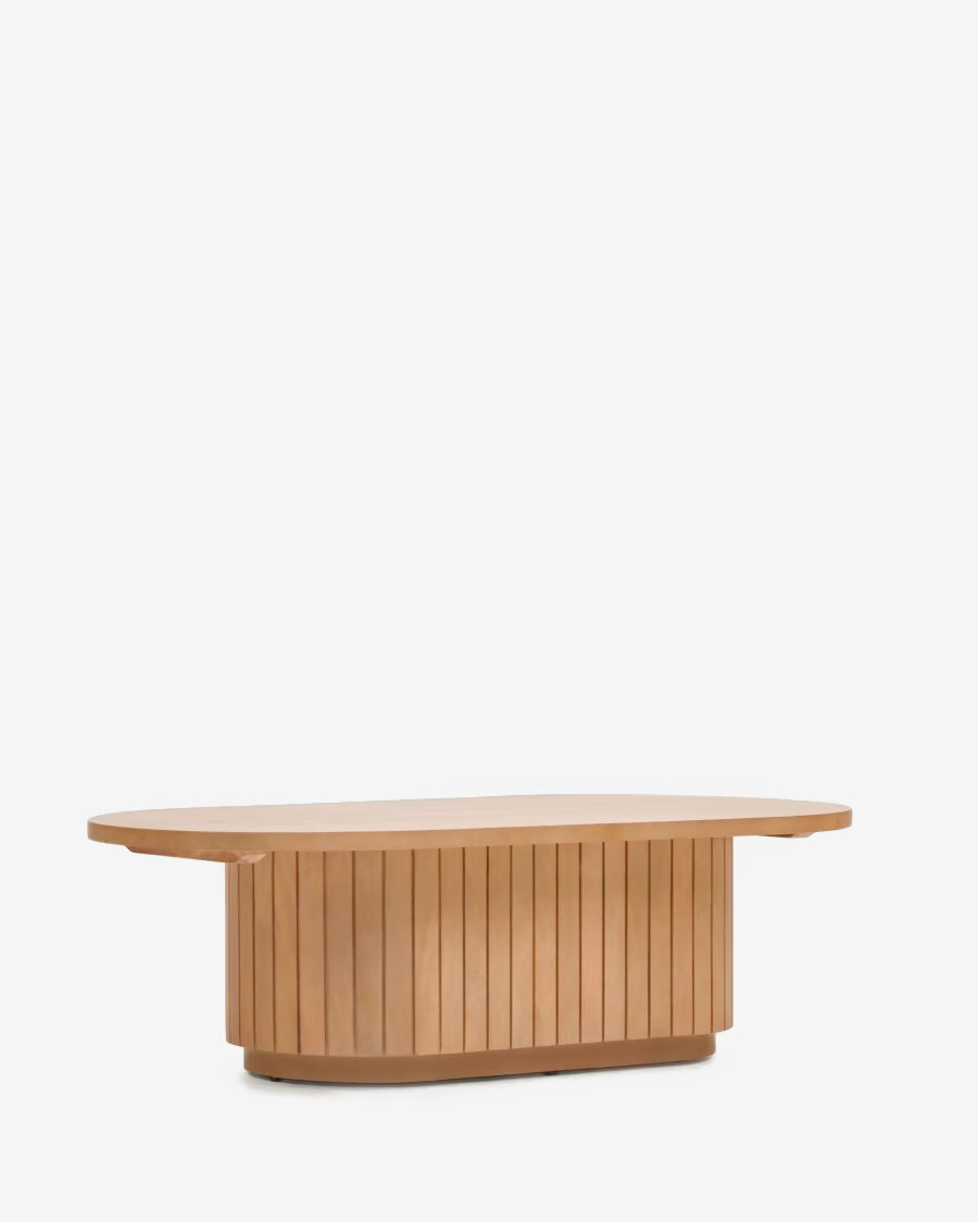 Mesa de centro Licia de madera maciza de mango 120 x 60 cm