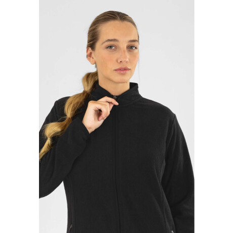Campera polar mujer black Negro