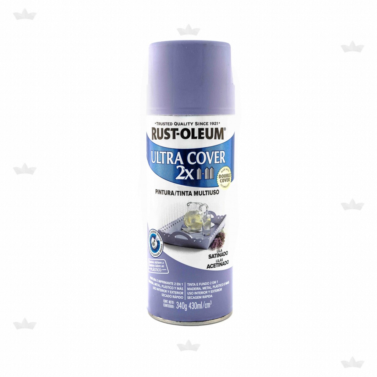 AEROSOL ULTRA COVER 2X LILA SATINADO- 340 GRS. 