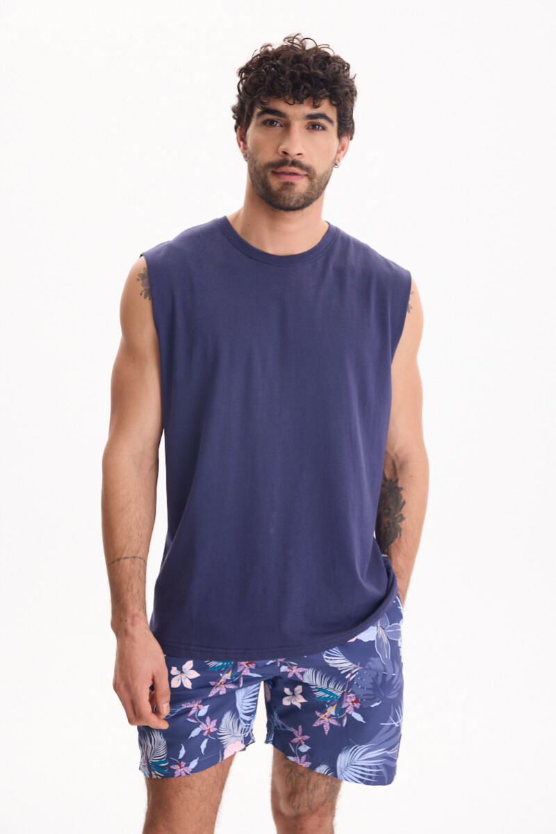 Short De Baño Selva Azul