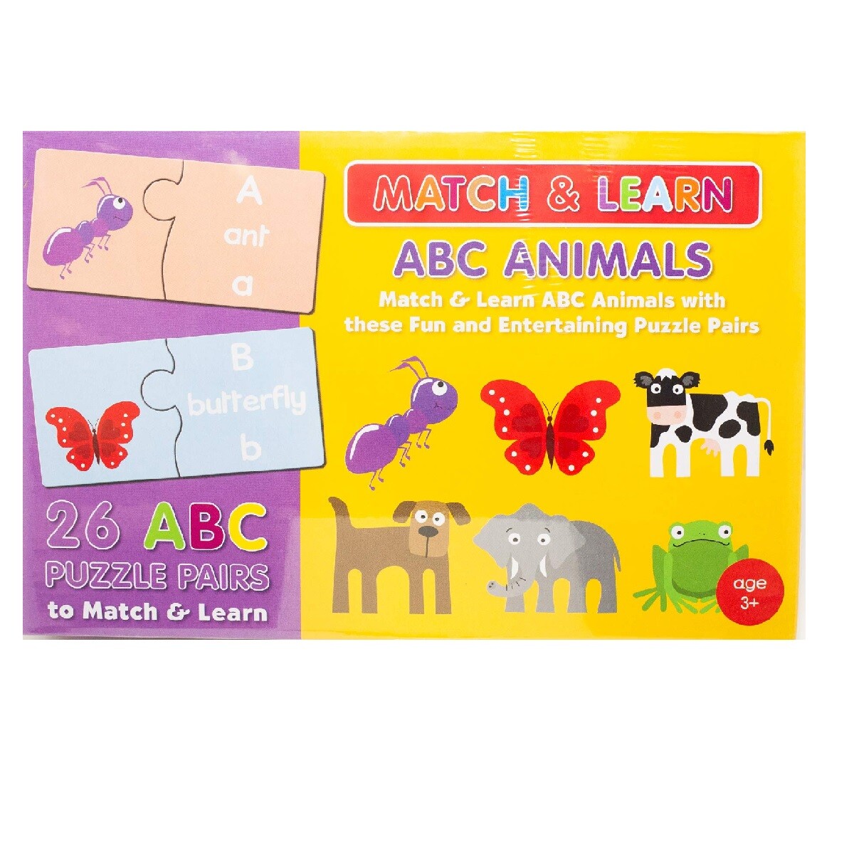 MATCH AND LEARN ABC ANIMALS - Único 