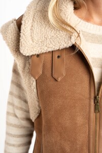 Chaleco Gamulan Camel