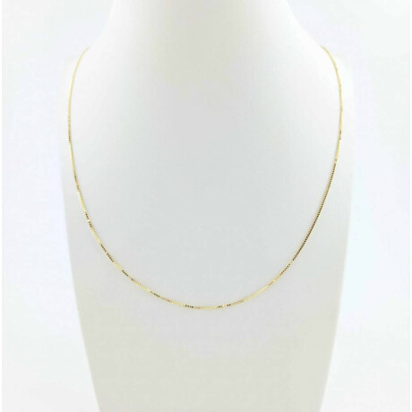 Cadena de oro 18 ktes 45 cm Veneciana