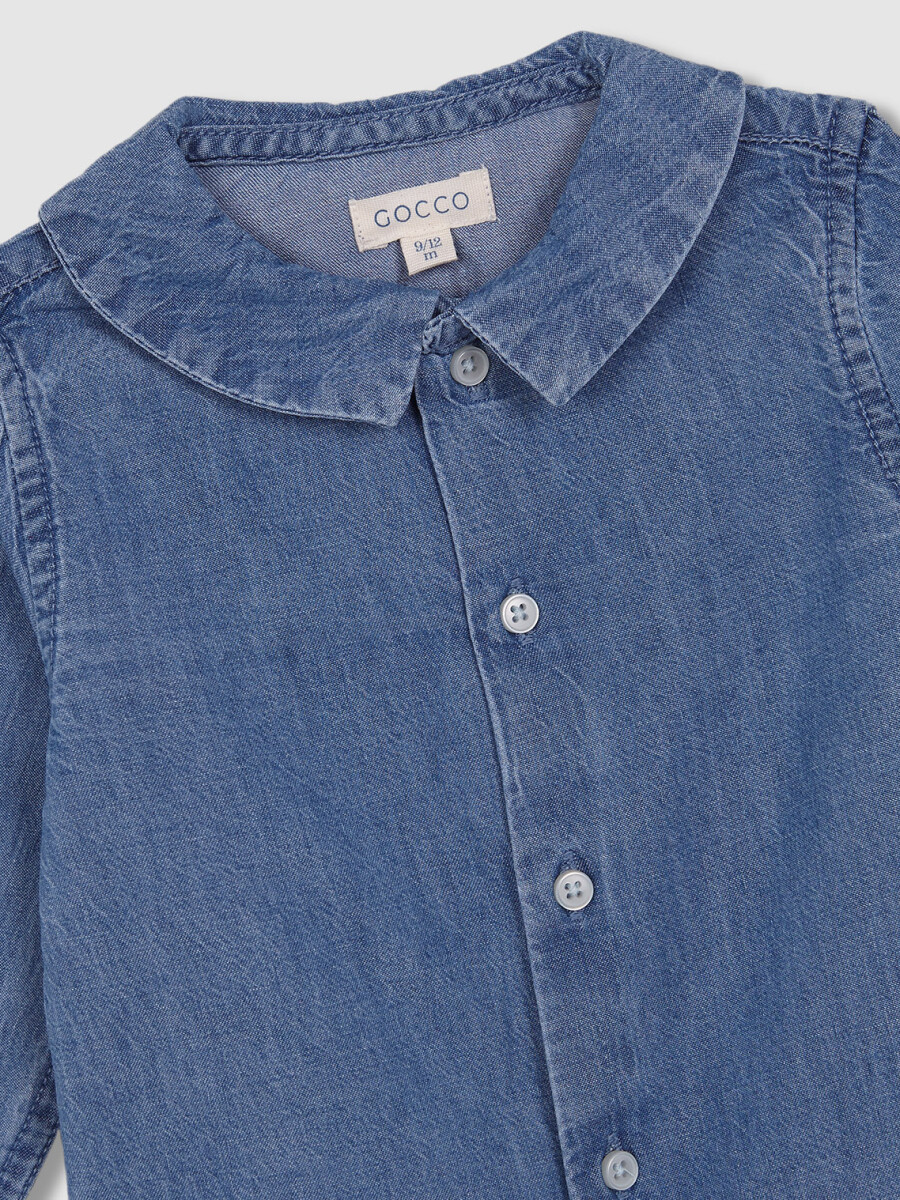 Camisa Vaquera Azul Claro