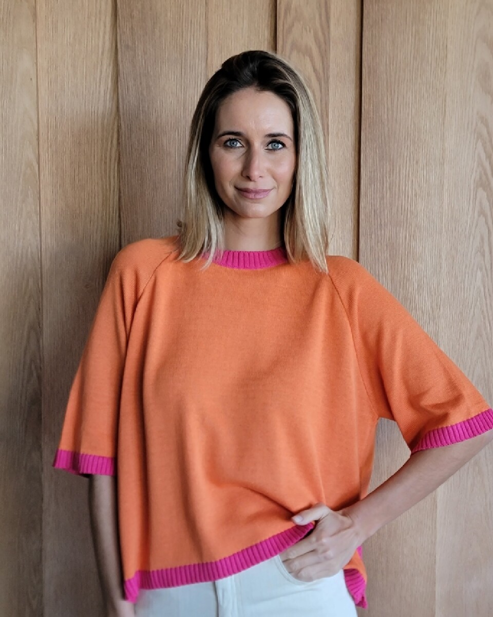 Buzo Kiwi Knitted - Naranja 