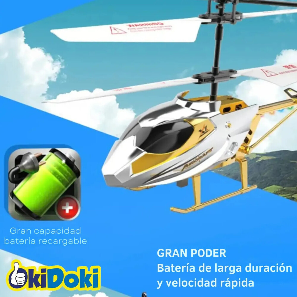 Helicóptero a control remoto Rojo
