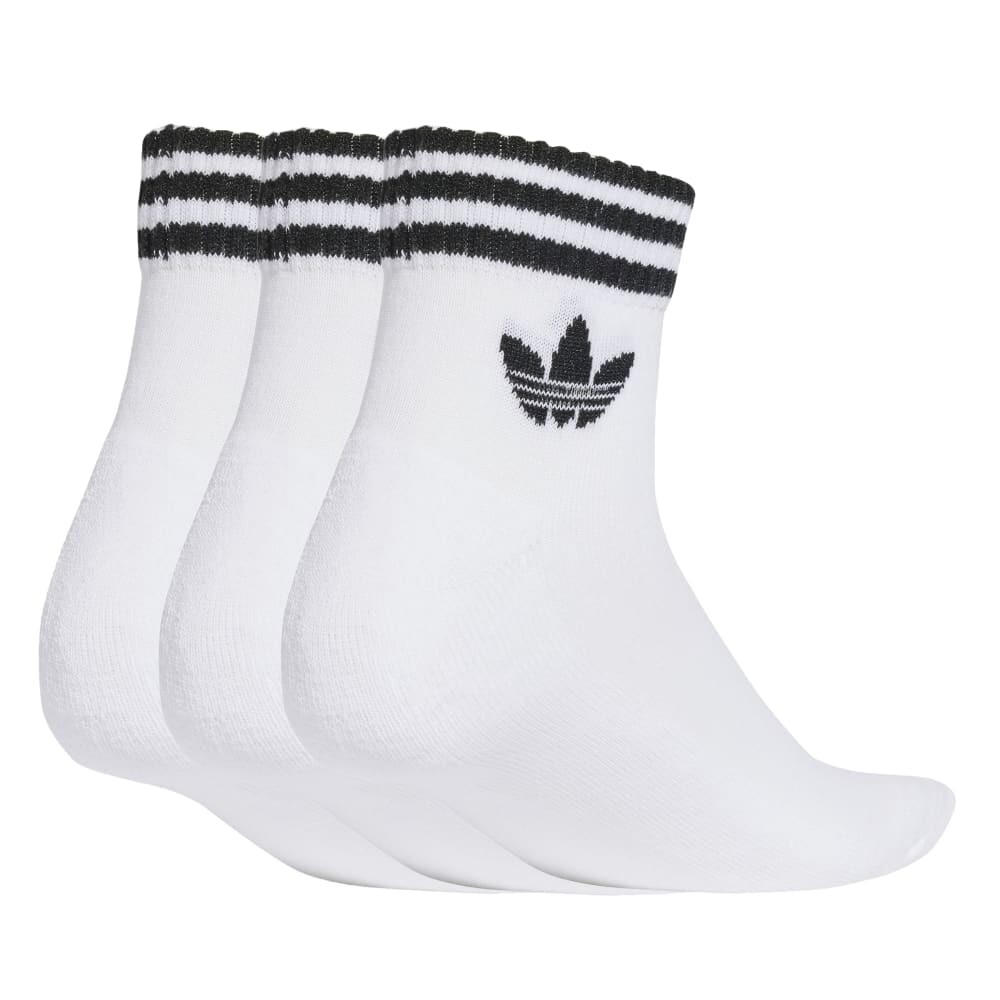 Medias Adidas 3S Ankle S 3 Pack Unisex White