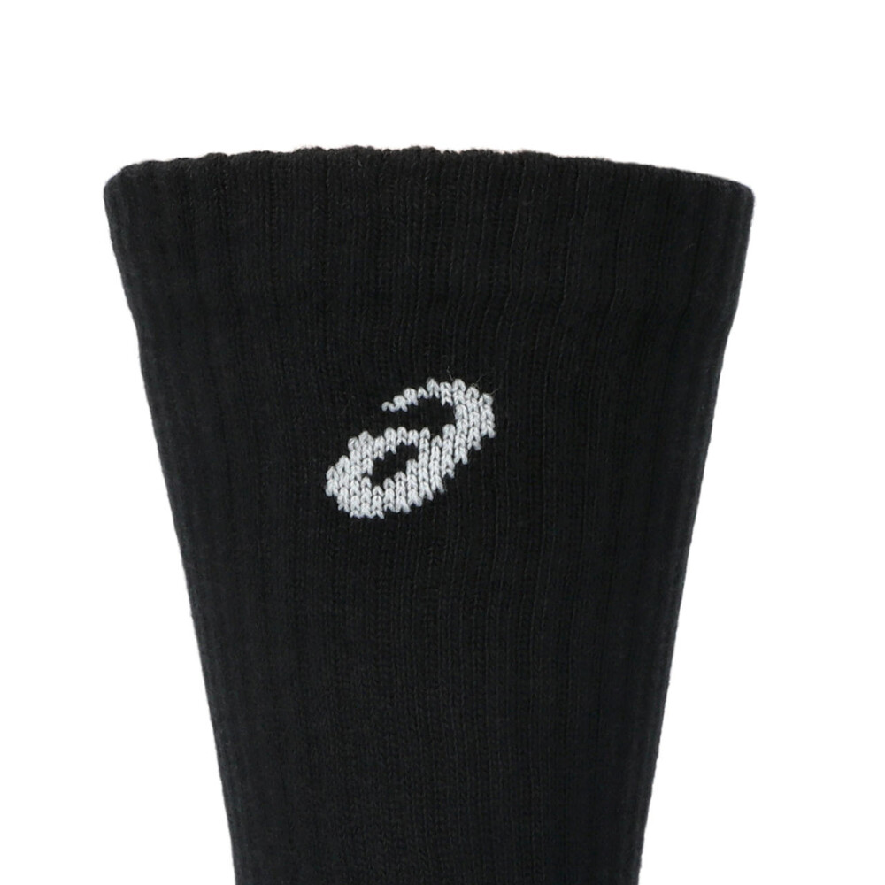 Medias s Training 3 Pack Crew Sock Unisex Performance Black