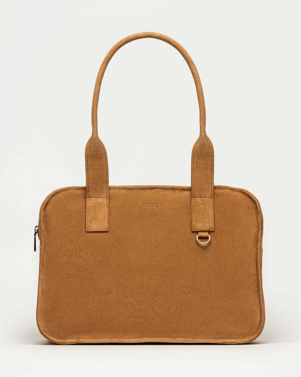 Bolso Capri en cuero gamuza Cuoio