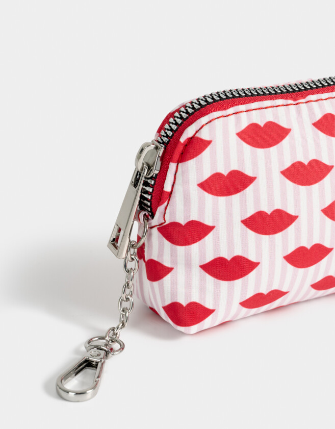 Monederos Monedero Cuerina Estampado - Estampado Rayas