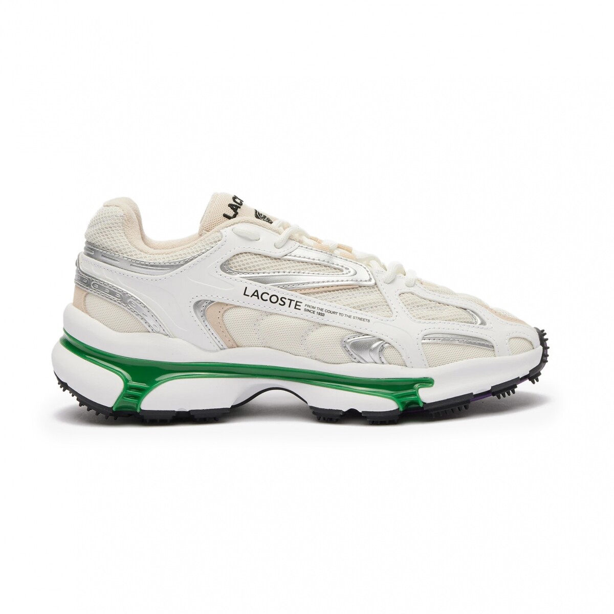 Championes LACOSTE L003 2K24 - White & Green 
