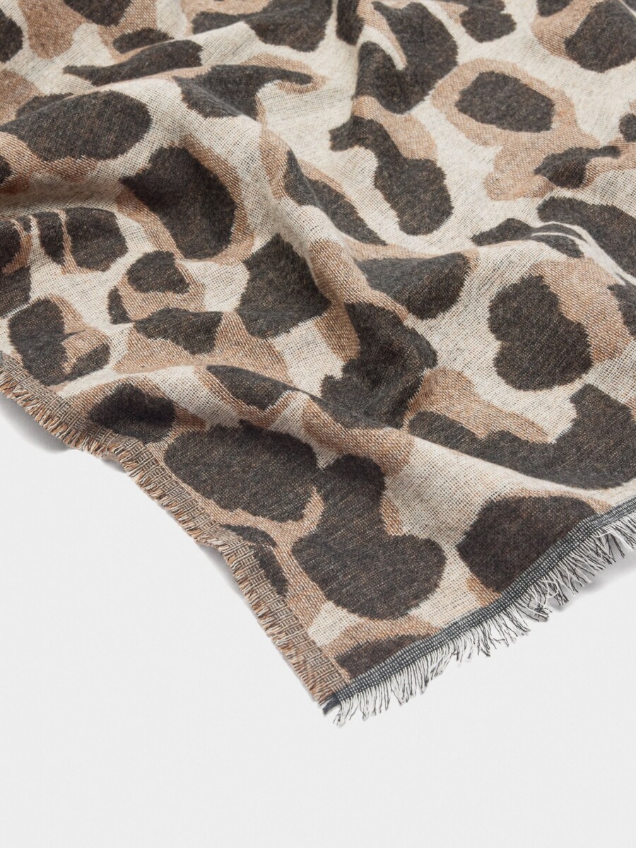 Pañuelo Estampado Animal multicolor