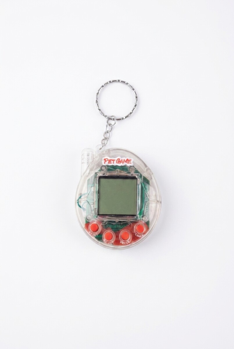 Llavero Tamagotchi - transparente 