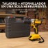 Taladro Percutor Atornillador Inalámbrico + 2 Baterías + Acc Color Amarillo Negro