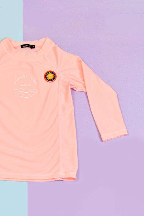 Remera UV para Bebé Rosa