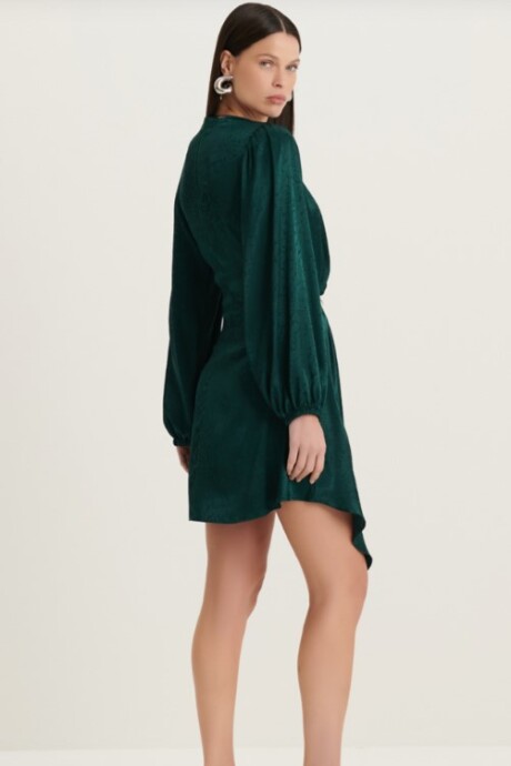 Vestido corto Carol Verde