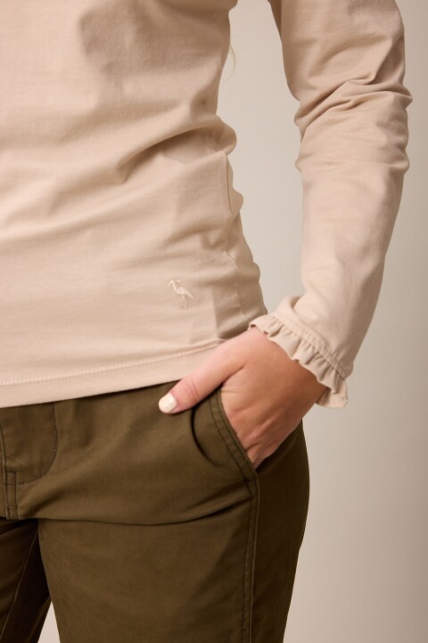 T-SHIRT M/L YLVA POLANCO Beige