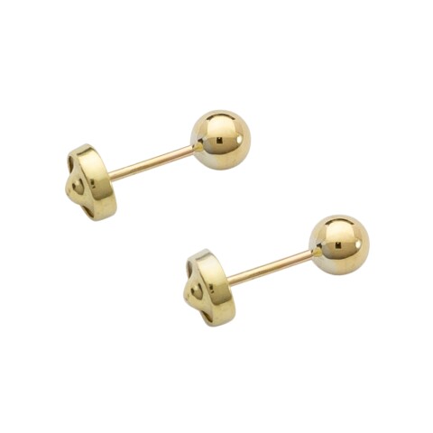 Caravanas para bebé en oro 18K Caravanas Para Bebé En Oro 18k
