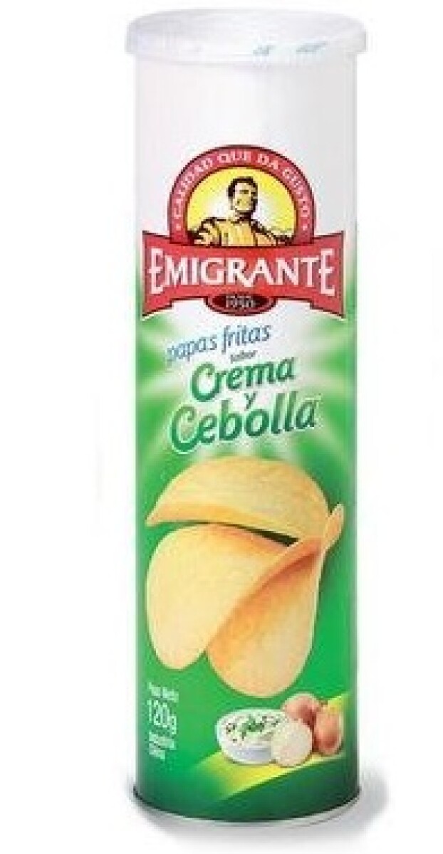 SNACK PAPAS TUBO EMIGRANTE 120G CEBOLLA 
