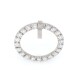 Colgante oro 18k blanco y brillantes Colgante oro 18k blanco y brillantes