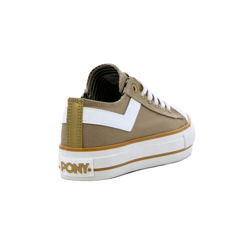 Pony Calzado Plataforma Casual Classic Women - Beige Beige