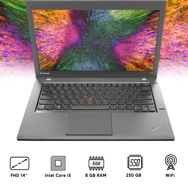 Notebook Lenovo Thinkpad T440 I5 / 8gb Ram / 250gb Ssd / 14" NOTEBOOK LENOVO RFPL T440P I5/8/250/14"