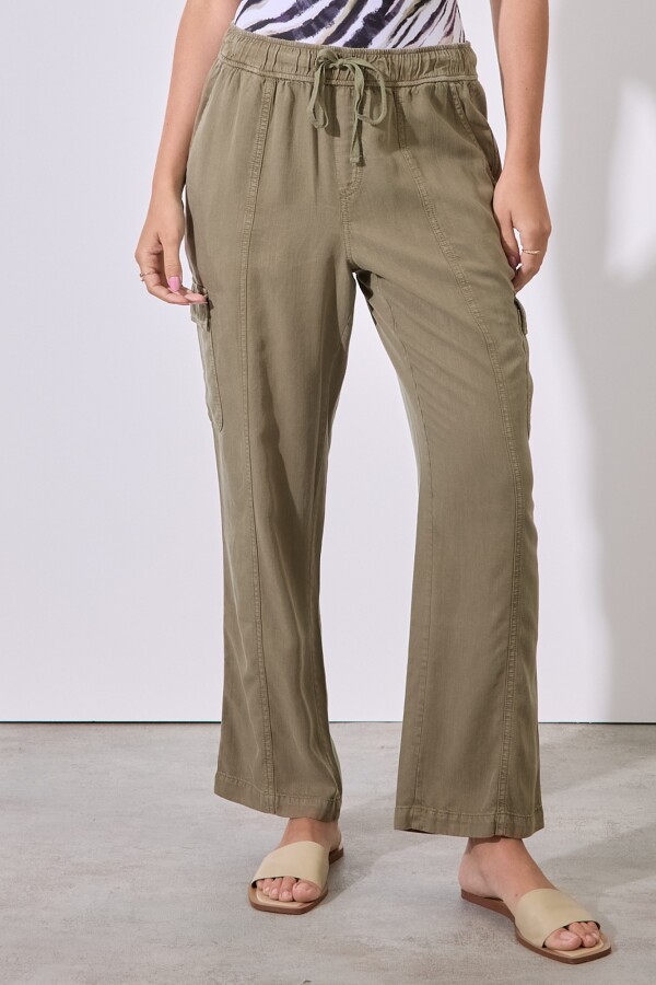 Pantalon Cargo OLIVA