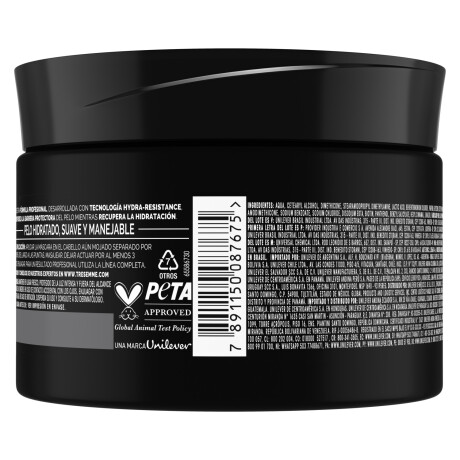 Máscara Tresemme Tratamiento Hidratación Pro Activa 300ml Máscara Tresemme Tratamiento Hidratación Pro Activa 300ml