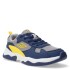 Championes Infantiles Umbro Orbit Gris - Azul Marino - Amarillo