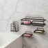 Set X5 Estante Organizador Baño Accesorio Jaboneras Adhesivo IMBACK Color Negro Set X5 Estante Organizador Baño Accesorio Jaboneras Adhesivo IMBACK Color Negro
