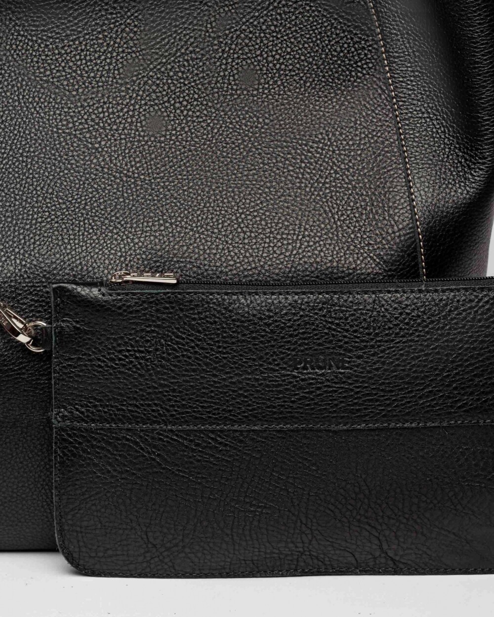 Bolso Dune en cuero graneado Negro