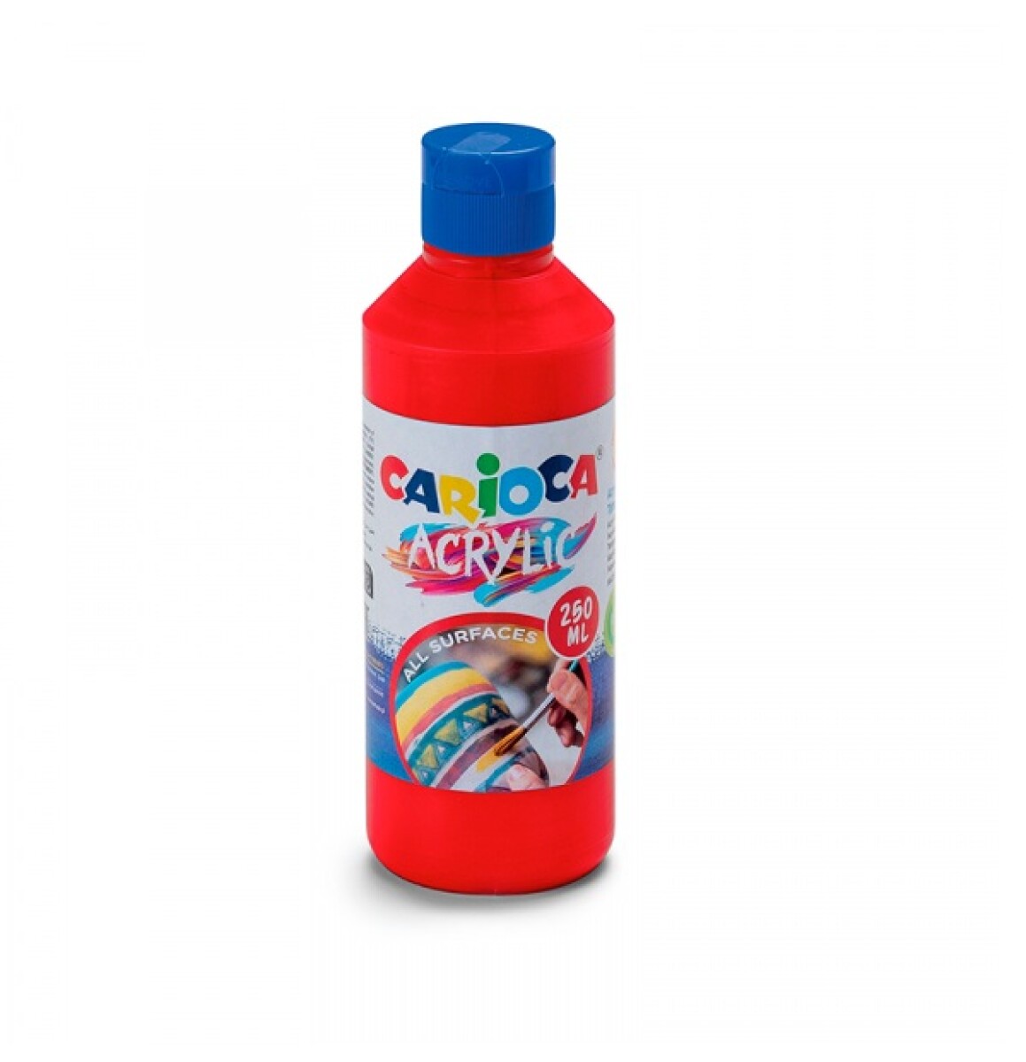 Pintura Acrilica Carioca 250 ml - Rojo 