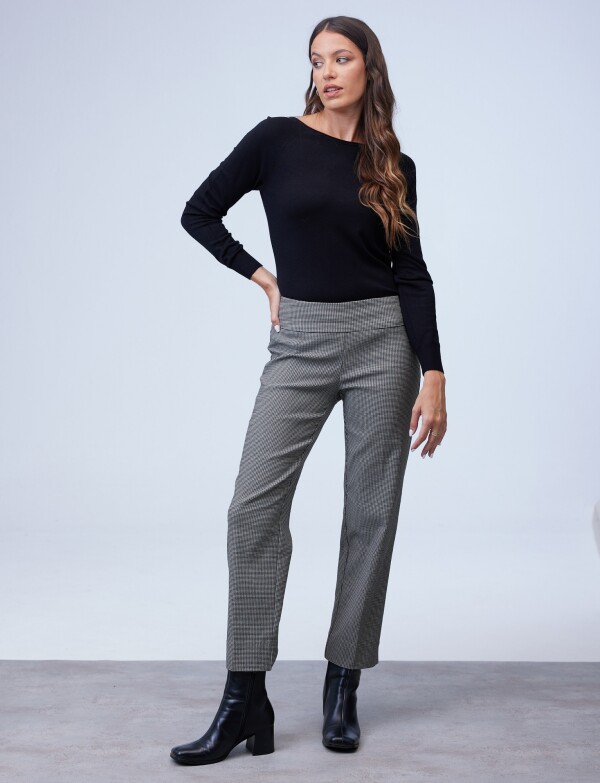 Pantalon Gales NEGRO/BEIGE